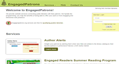 Desktop Screenshot of engagedpatrons.org