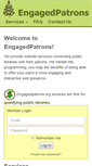 Mobile Screenshot of engagedpatrons.org